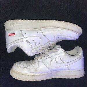 Supreme X Nike Air Force 1 Low Box Logo White 2021